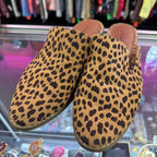 8 Indigo Rd Animal Print Slip On Mule Low Flat