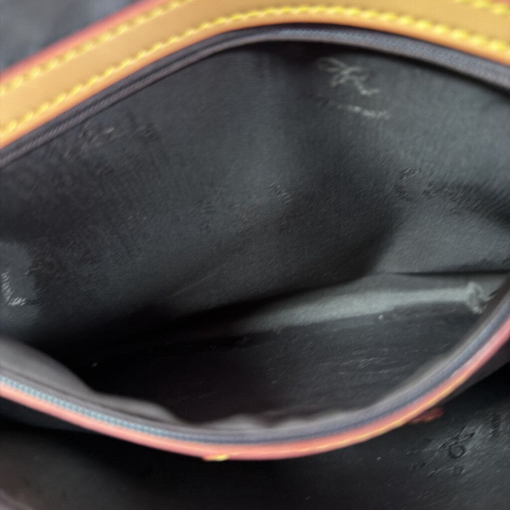 Rioni Monogram Top Zip Shoulder Bag