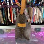 Rioni Monogram Top Zip Shoulder Bag