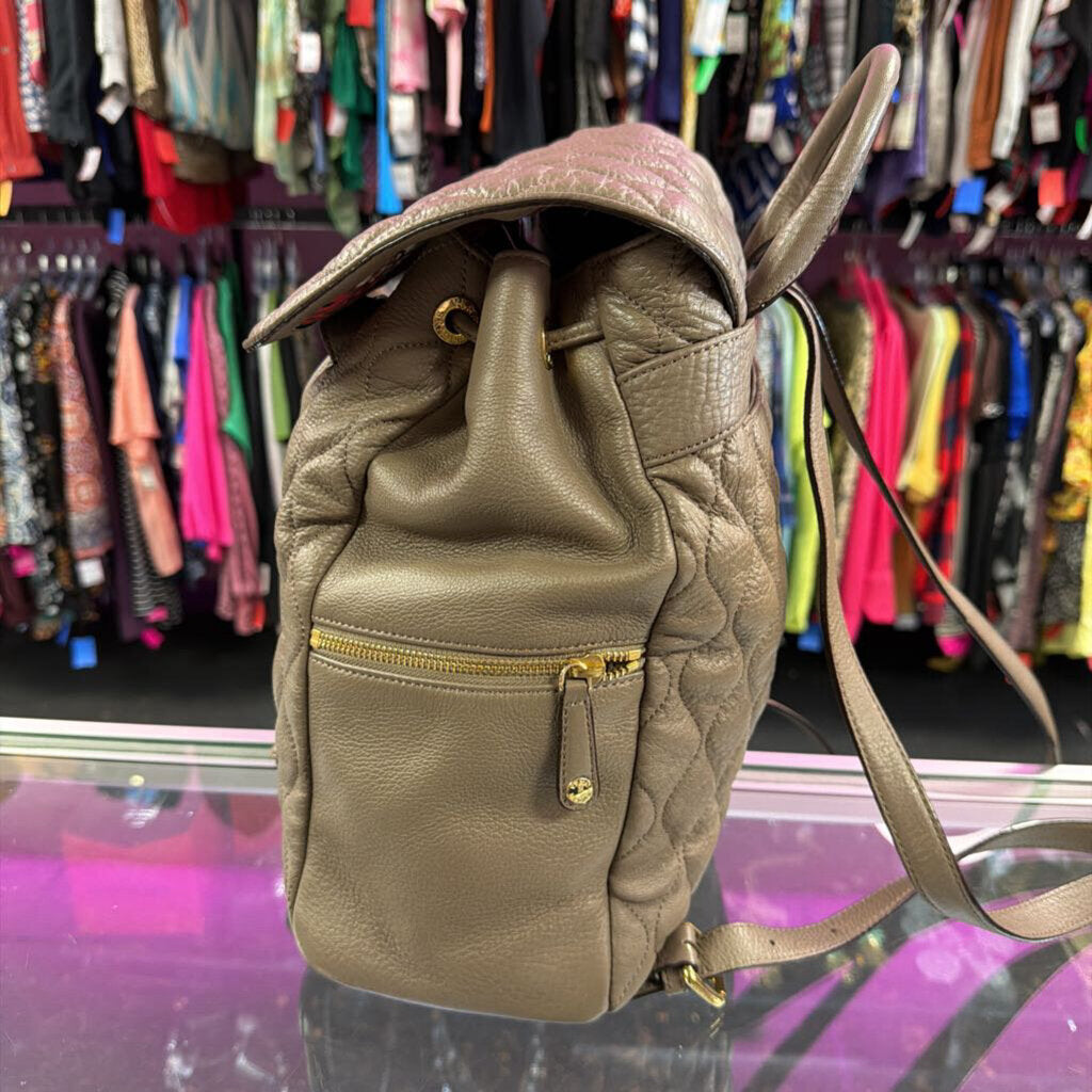 Vera Bradley Amy Sycamore Leather Quilted Backpack