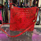 Brahmin Katie Melbourne Croco Leather Crossbody