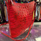 Brahmin Katie Melbourne Croco Leather Crossbody
