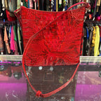 Brahmin Katie Melbourne Croco Leather Crossbody