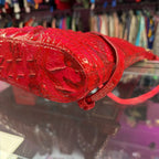 Brahmin Katie Melbourne Croco Leather Crossbody