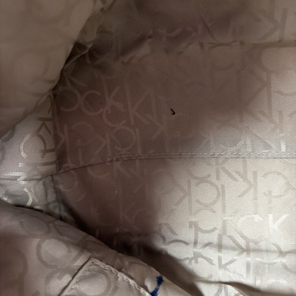 Calvin Klein Monogram Chain Detail Tote