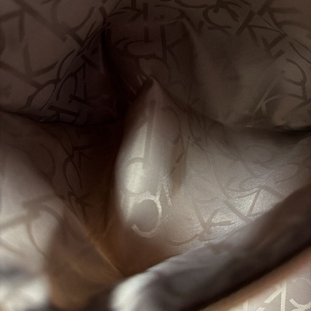 Calvin Klein Monogram Chain Detail Tote