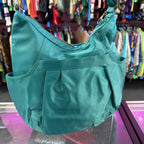 Travelon NWT Anti-Theft Nylon Shoulder Bag Pleated Front RFID