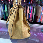 Dooney & Bourke Alto Drawstring Tassel Tote As Is Some Defect to Lining