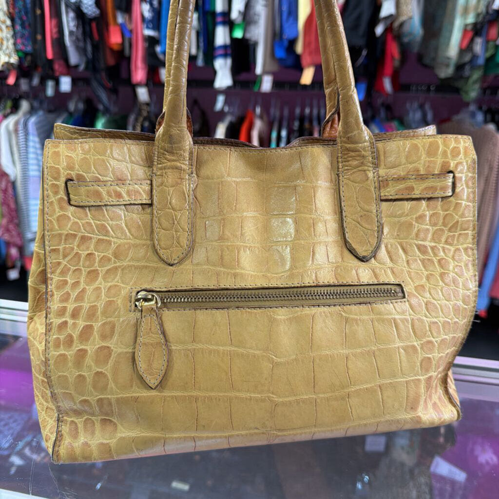 Dooney & Bourke Alto Drawstring Tassel Tote As Is Some Defect to Lining
