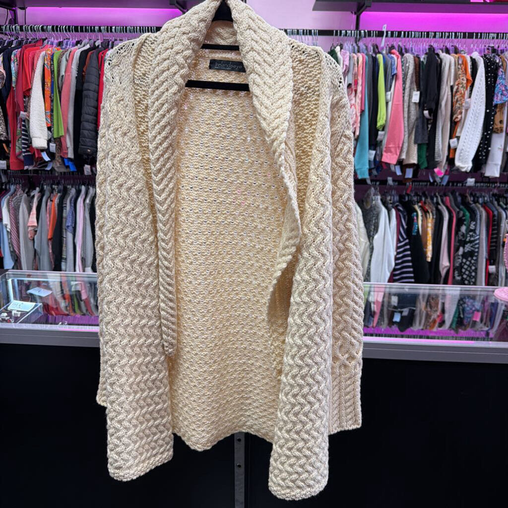 SM L/S crochet cardigan