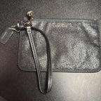 Coach Glitter Zip Wristlet