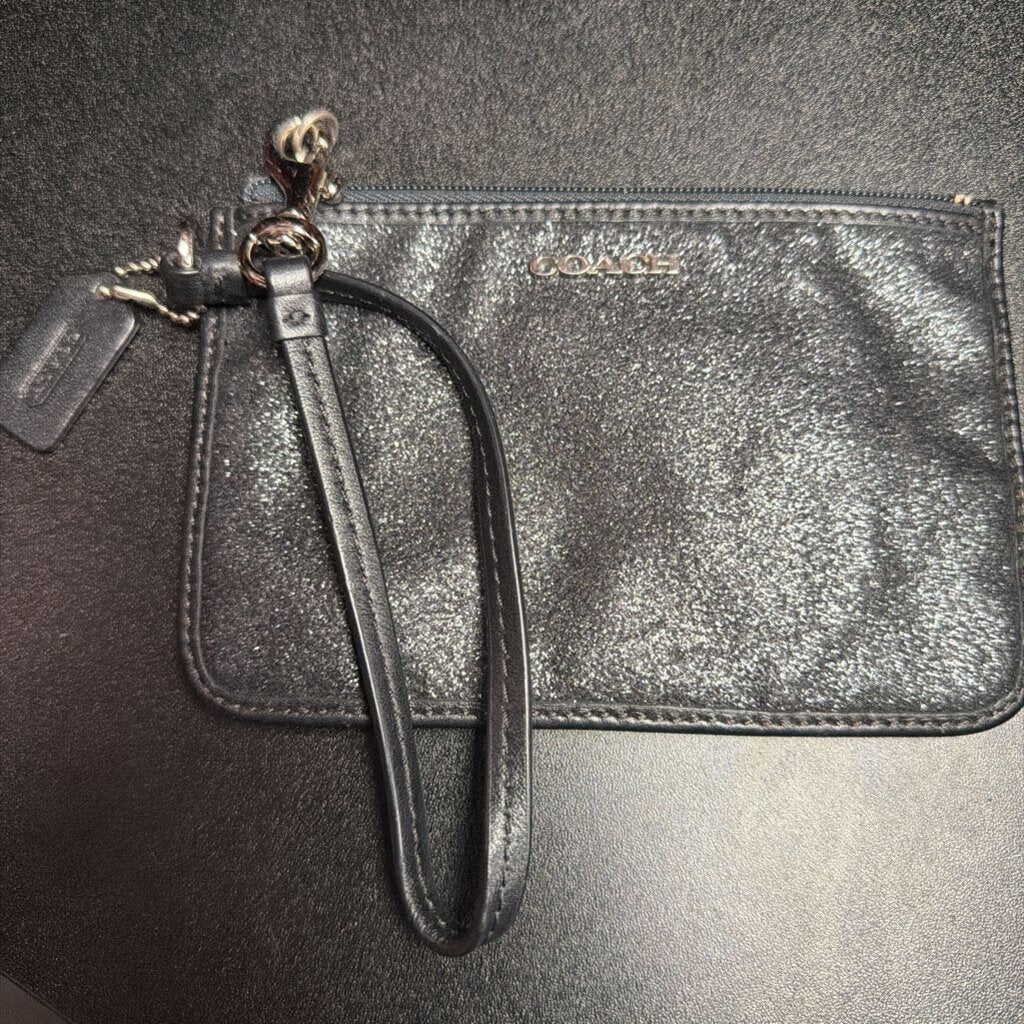 Coach Glitter Zip Wristlet