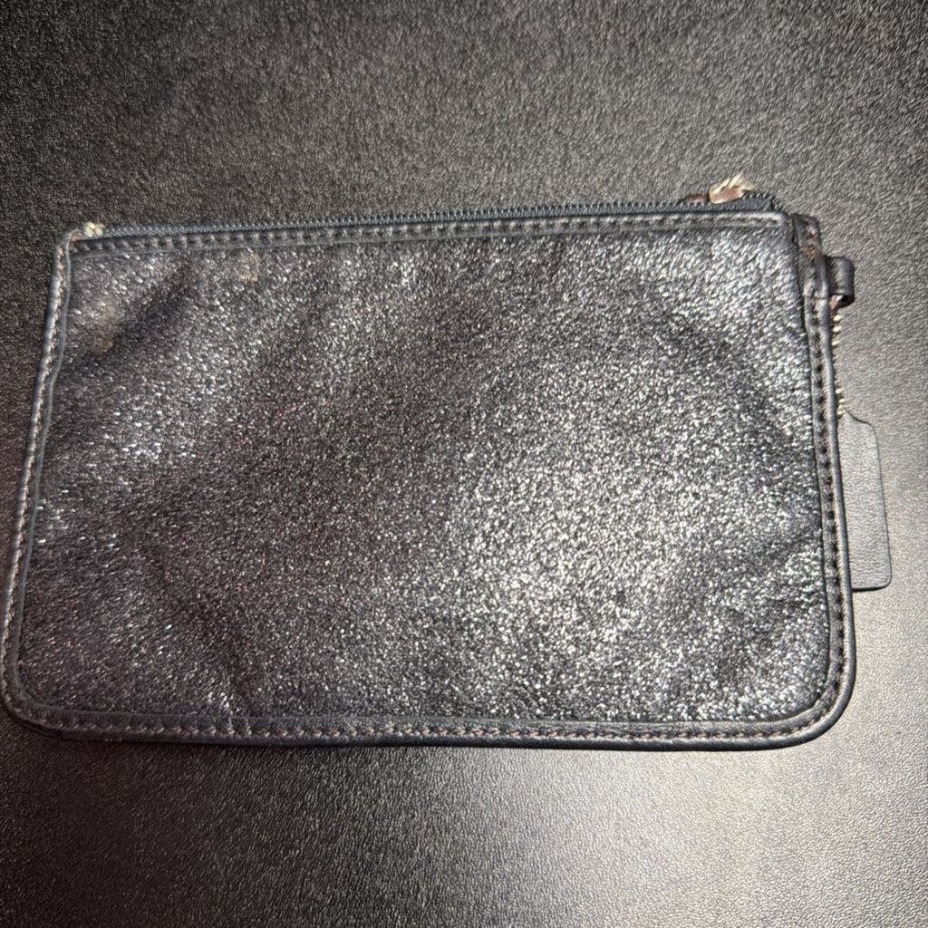 Coach Glitter Zip Wristlet