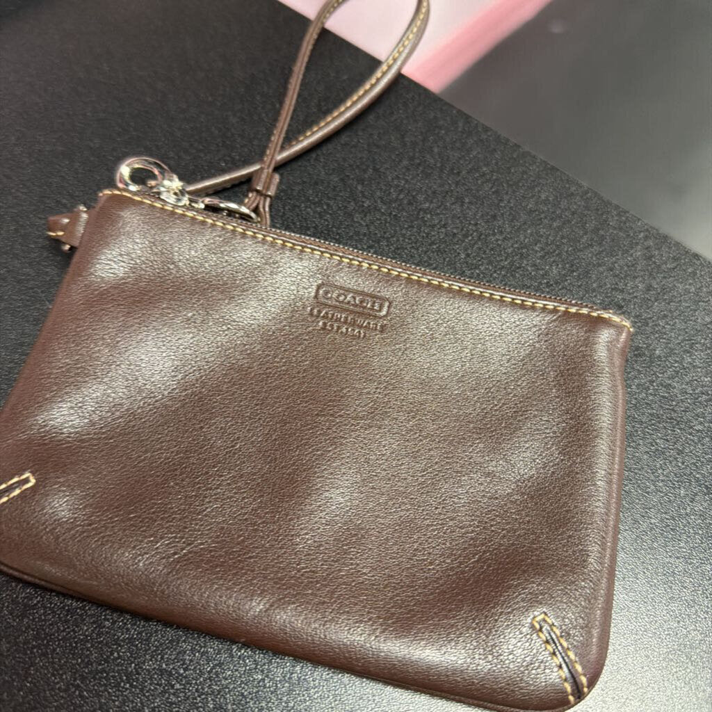 Coach Leather Wristlet