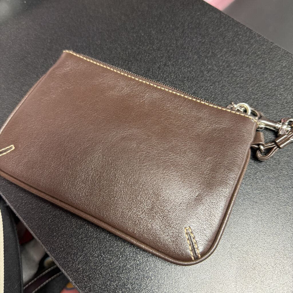 Coach Leather Wristlet