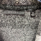 MD L/S plaid cardigan