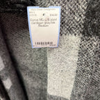 MD L/S plaid cardigan