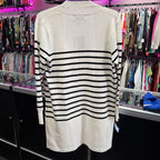 MD L/S NWT striped cardigan