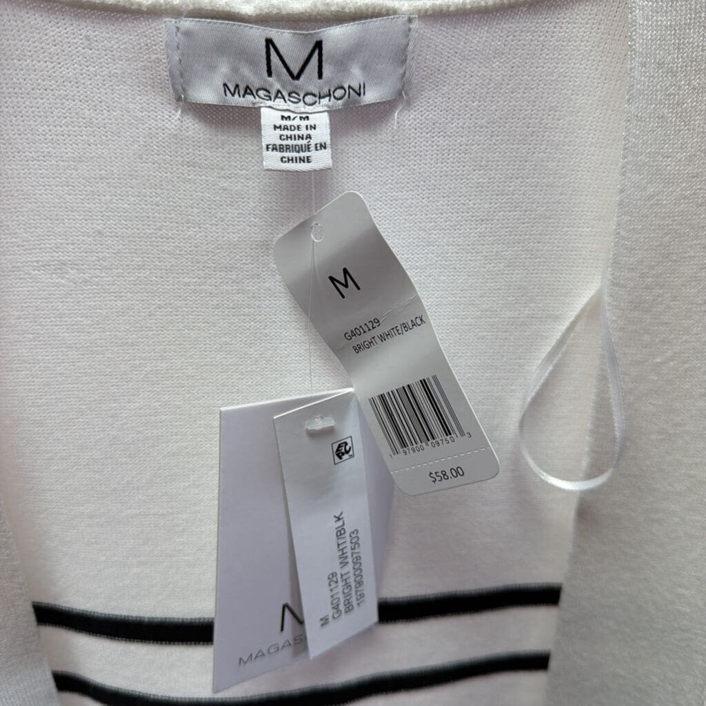 MD L/S NWT striped cardigan