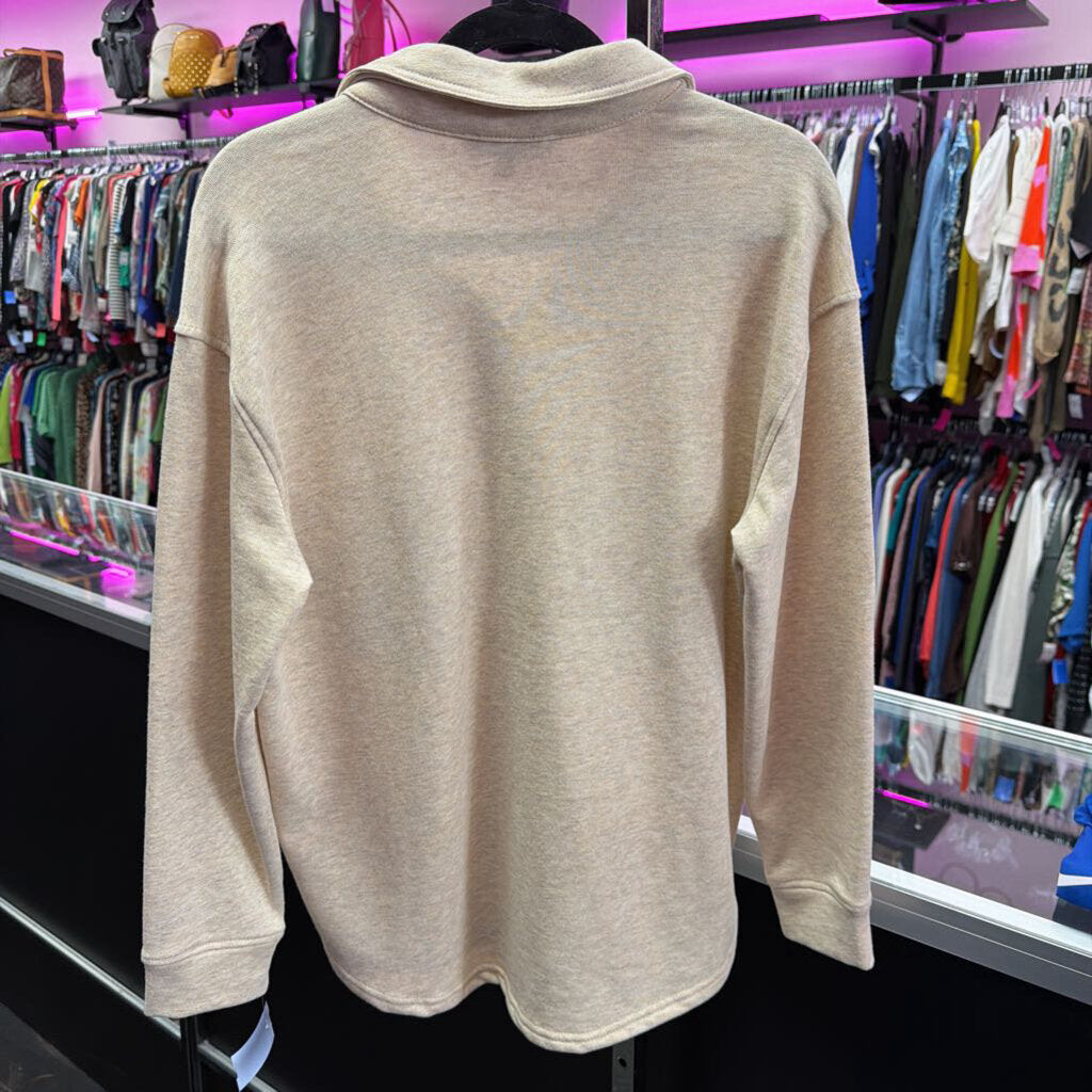 MD L/S B/F shacket w/front pockets