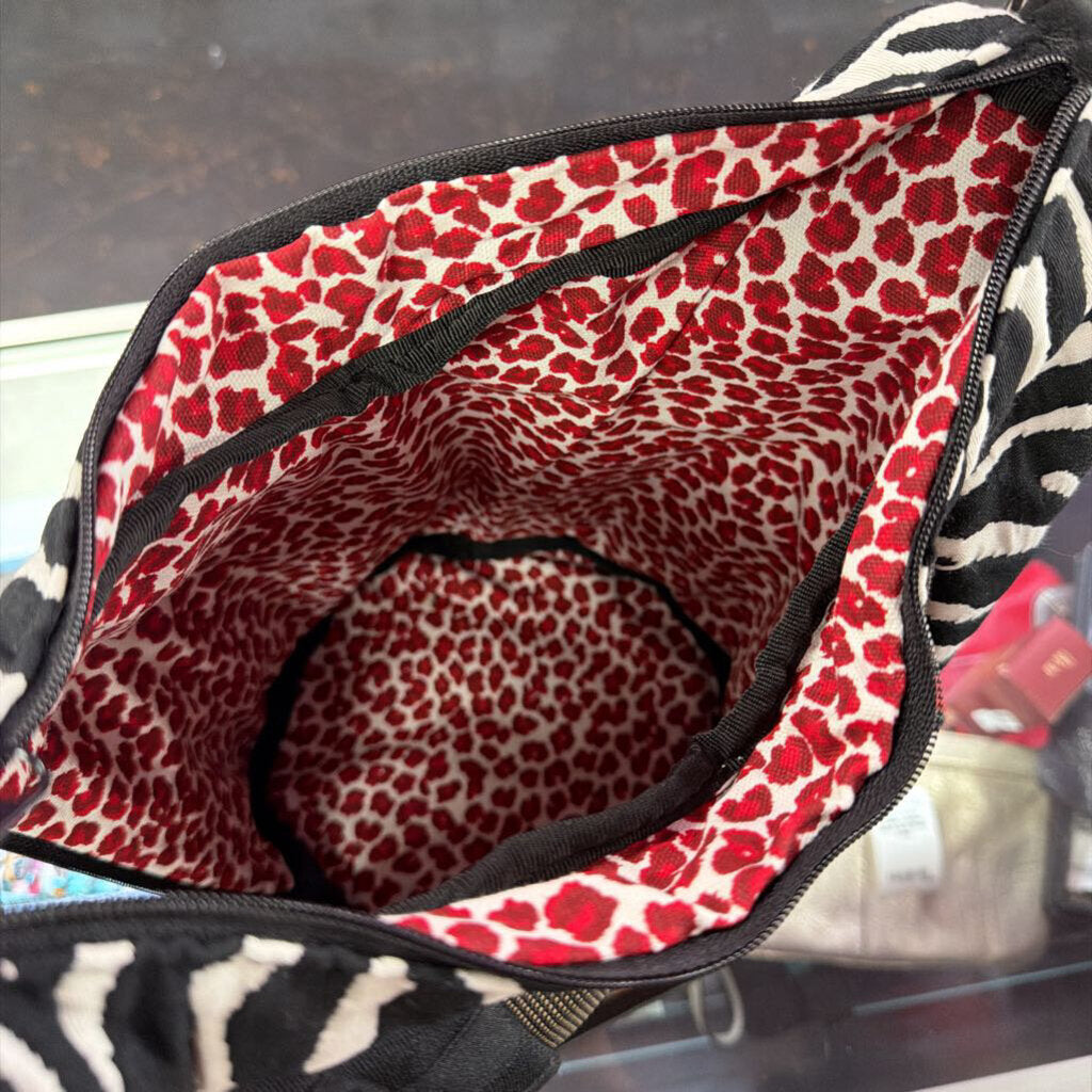 Sandy Hall Mix Fabric Multi patten Slingpack