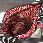 Sandy Hall Mix Fabric Multi patten Slingpack