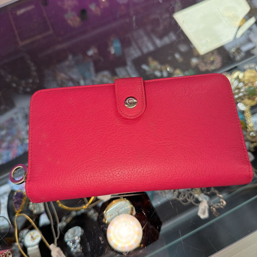 Etienne Aigner Faux Leather Long Wallet