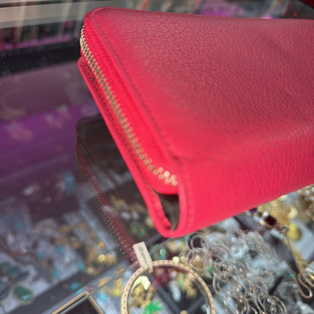 Etienne Aigner Faux Leather Long Wallet