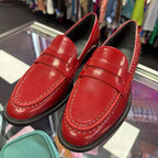 7.5 Sarto Studded Patent Loafer
