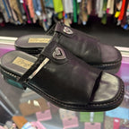 6.5 Brighton Wave Braided Detail Mule Heeled Slide On