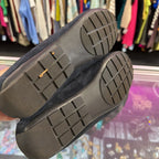 9.5 Vaneli Aiker Driving Moccasin Loafer Suede Chain Detail
