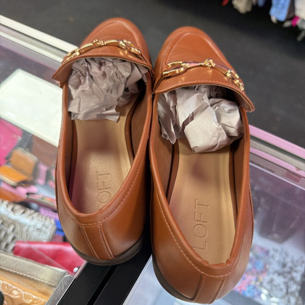 9.5 Loft Leather Chain Loafer