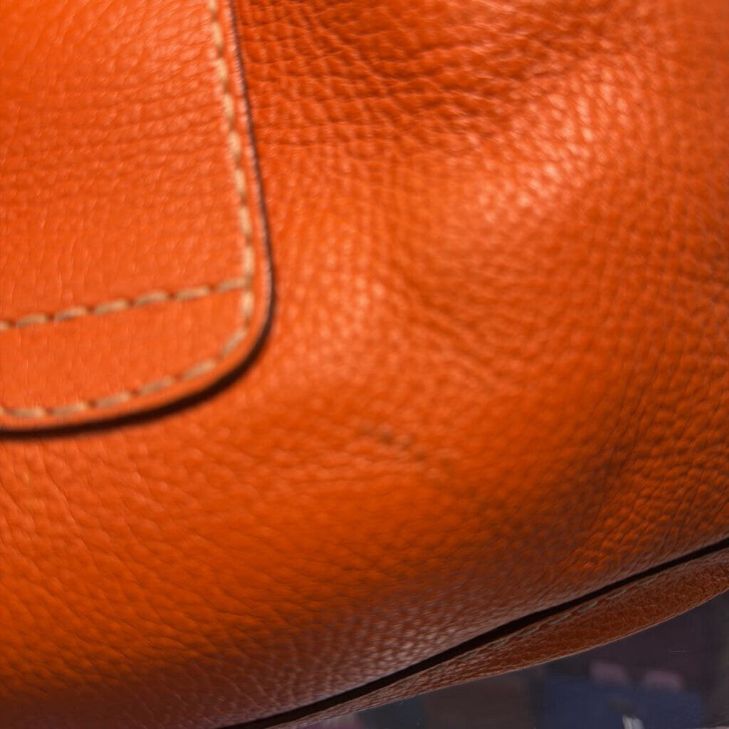 Tod's Vintage Leather Wooden Toggle Shoulder Bag