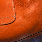 Tod's Vintage Leather Wooden Toggle Shoulder Bag