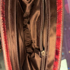 Robin Marc Vintage Croco Embossed Structured Tote