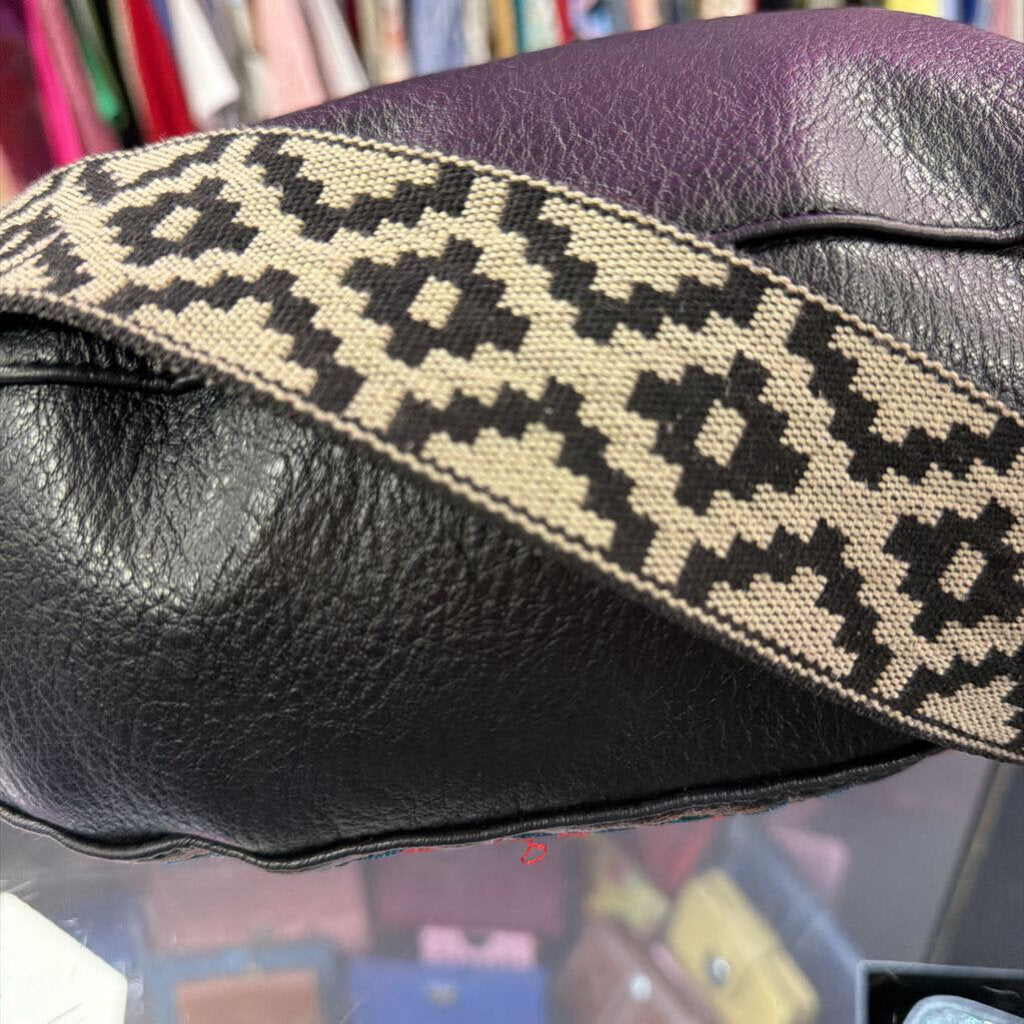 Jessica Simpson Cassidy Crossbody Vegan Leather Embroidery Detail