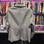 MED L/S One Button Solid Blazer