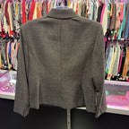 10 L/S One Button Solid Blazer