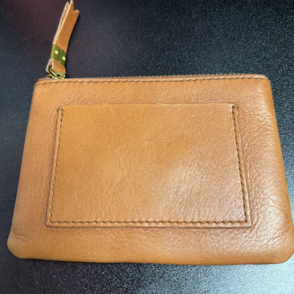 Madewell Travel Zip Pouch Leather