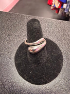 925 Sculptural Bypass Wrap Ring3 Grams