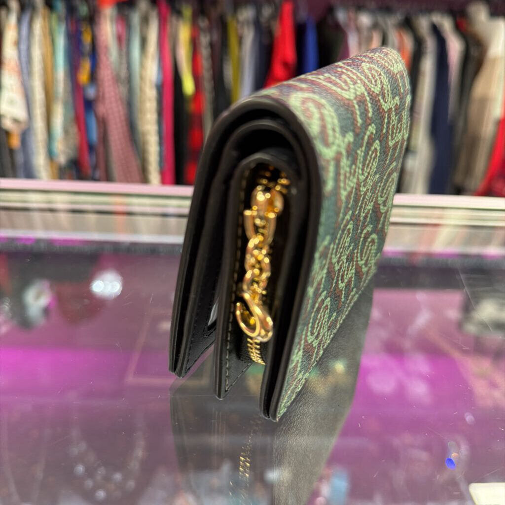 Coach NWT Snap Monogram Wallet