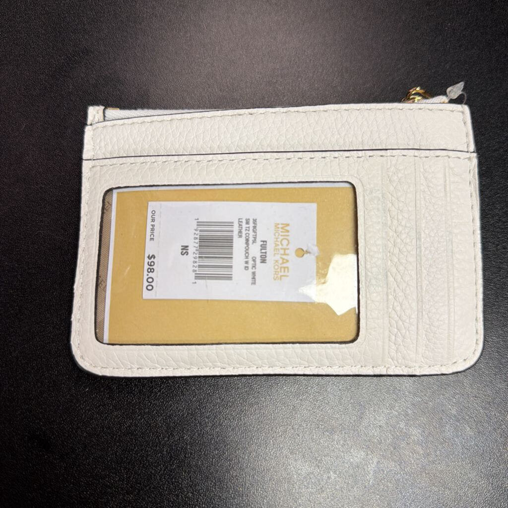 Michael Kors NWT Fulton Small Zip Top Coin Pouch