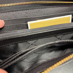 Michael Kors NWT Jet Set Travel Pebbled Leather Long Zip Wallet