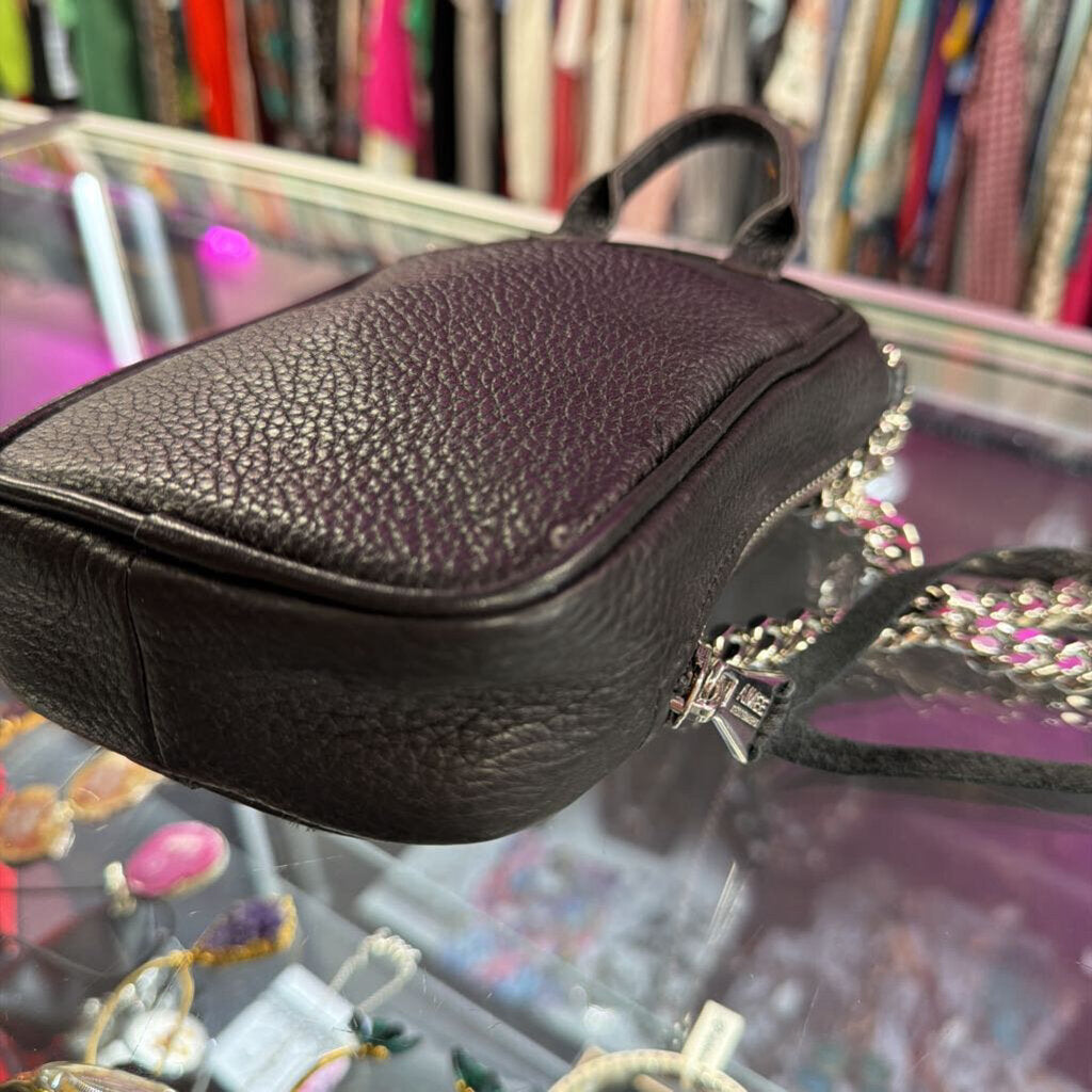 Aimee Kestenberg Just Saying Pebbled Leather Studded Phone Bag