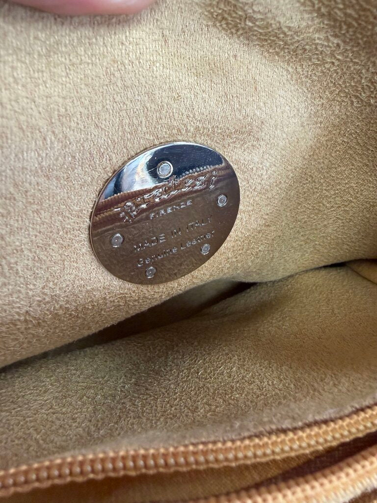 Pratesi Firenze Leather Crossbody Gran Volterra Missing Original Leather Strap