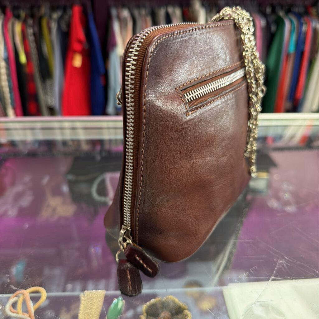 Pratesi Firenze Leather Crossbody Gran Volterra Missing Original Leather Strap