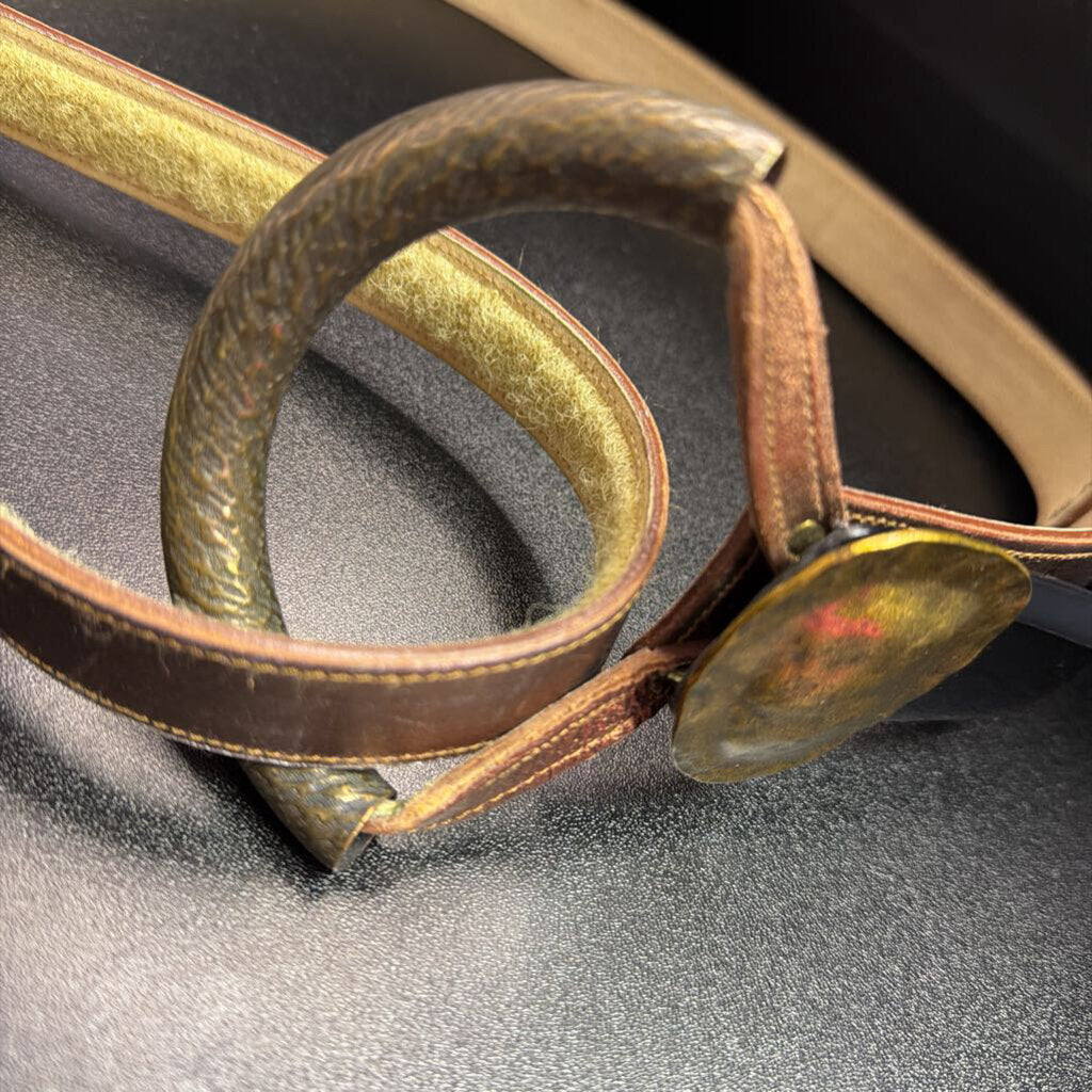 Chico's MD/LG Metallic Gold Belt