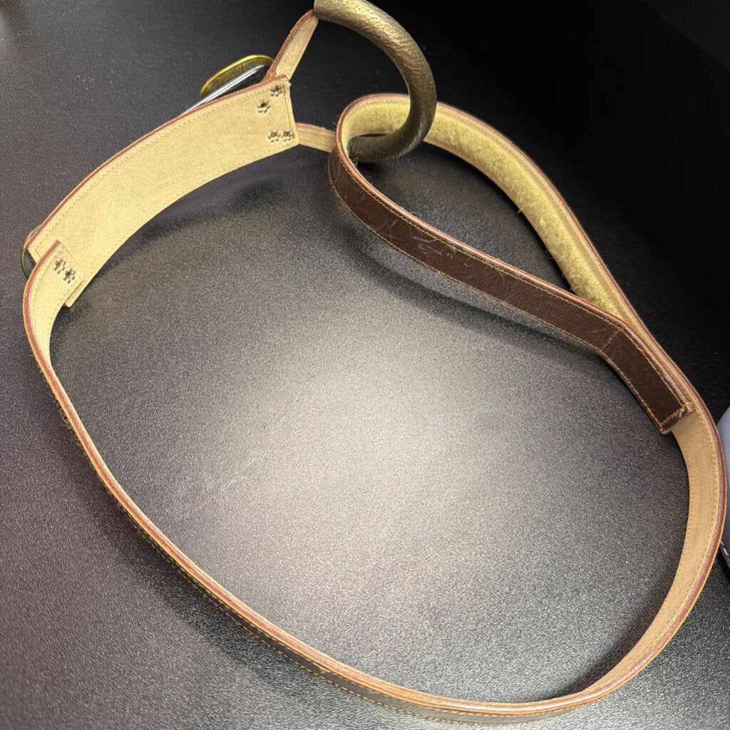 Chico's MD/LG Metallic Gold Belt