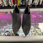 8 Express Sparkle Side Zip Silhouette Bootie