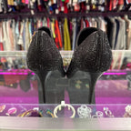 8 Express Sparkle Side Zip Silhouette Bootie